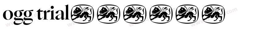ogg trial字体字体转换